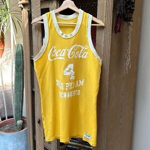Vintage MacGregor Coca-Cola NBA Pro-Am Sacramento #4 Basketball Jersey